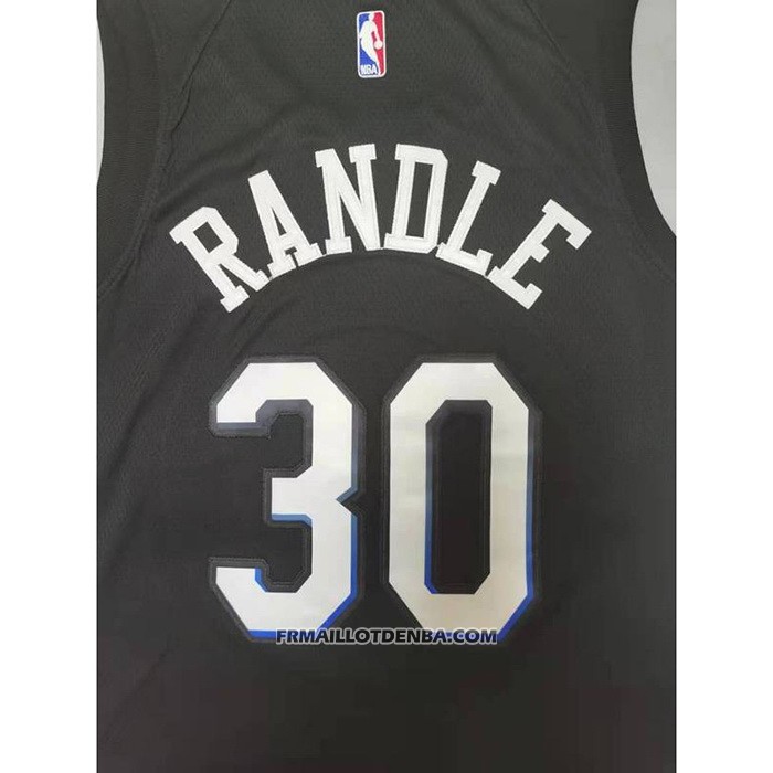 Maillot New York Knicks Julius Randl Ville 2020-21 Noir